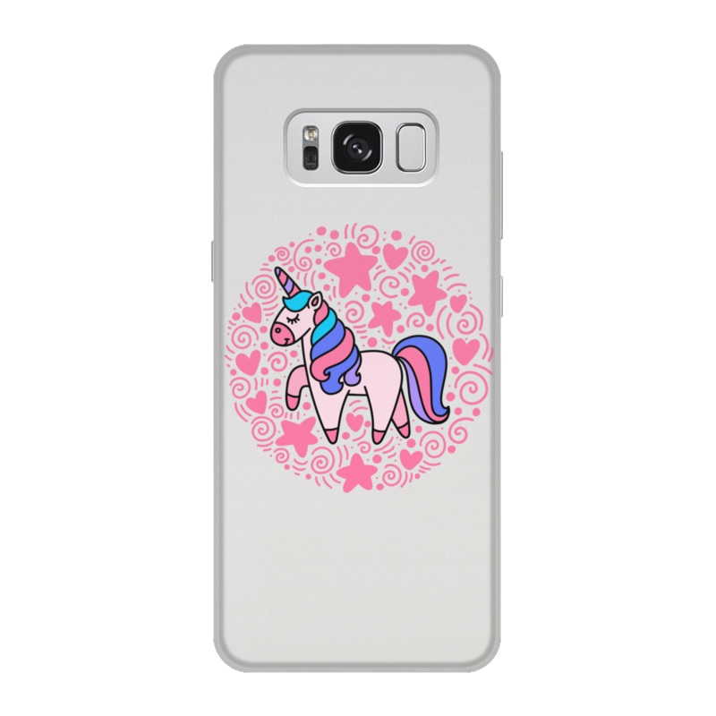 Printio Чехол для Samsung Galaxy S8, объёмная печать Unicorn printio чехол для samsung galaxy s8 объёмная печать born to be unicorn