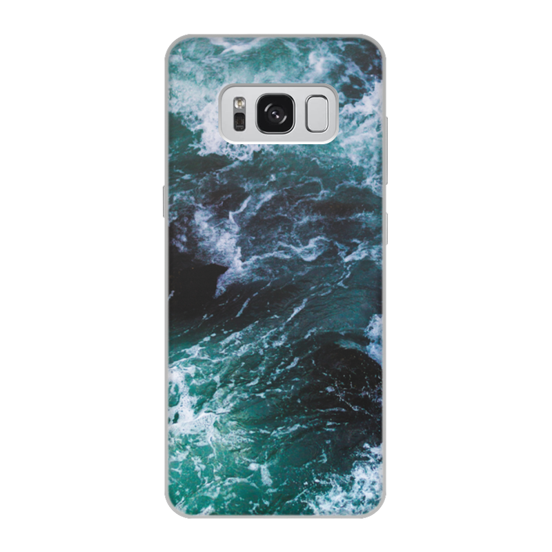 Printio Чехол для Samsung Galaxy S8, объёмная печать Бескрайнее море printio чехол для samsung galaxy s8 объёмная печать бескрайнее море