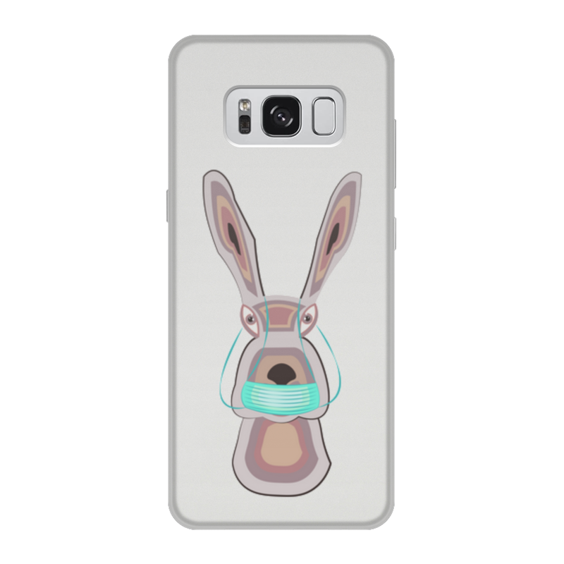 Printio Чехол для Samsung Galaxy S8, объёмная печать Зайчик в маске printio чехол для samsung galaxy s8 объёмная печать пантера в маске