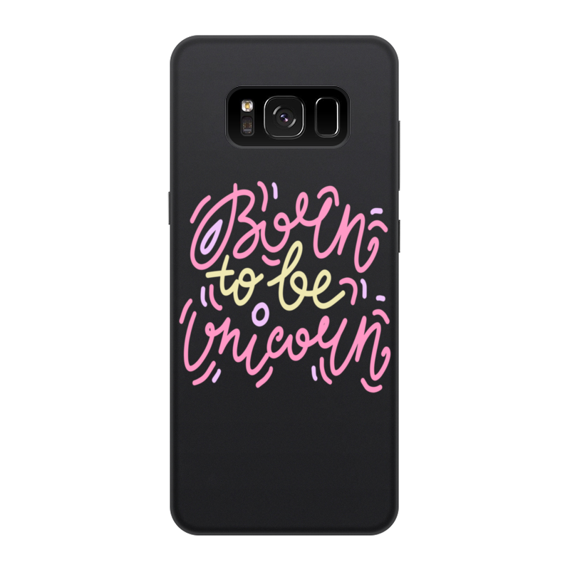 Printio Чехол для Samsung Galaxy S8, объёмная печать Born to be unicorn