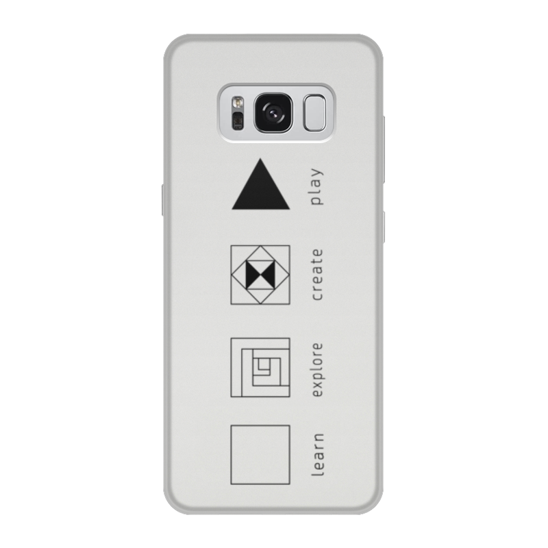 Printio Чехол для Samsung Galaxy S8, объёмная печать Творческий процесс printio чехол для iphone 6 plus объёмная печать творческий процесс