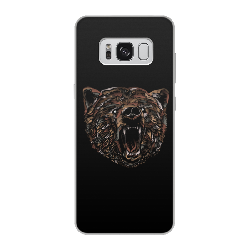 Printio Чехол для Samsung Galaxy S8, объёмная печать Пёстрый медведь