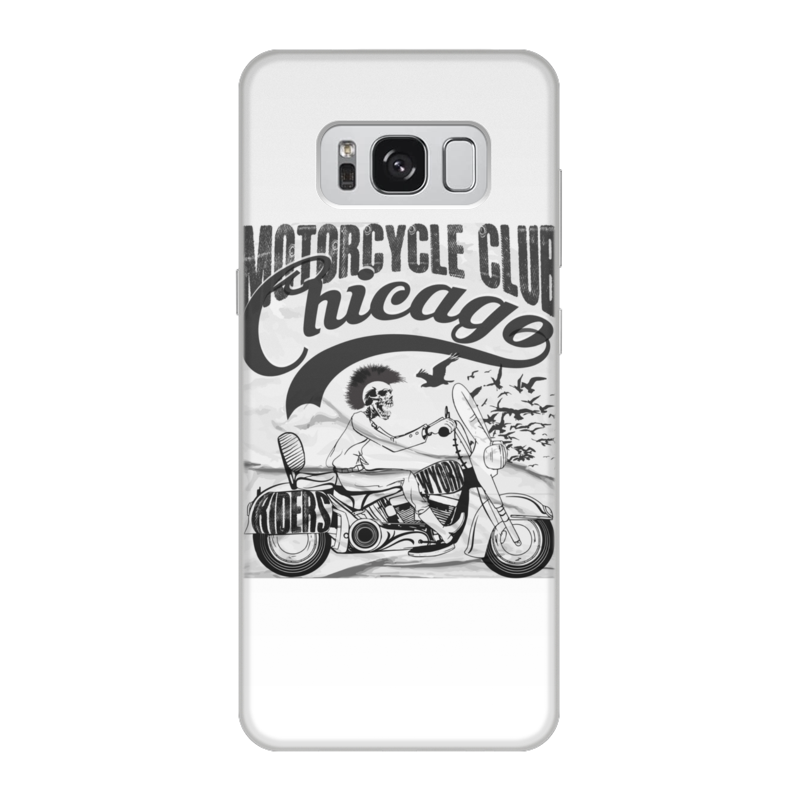 Printio Чехол для Samsung Galaxy S8, объёмная печать Motorcycles club