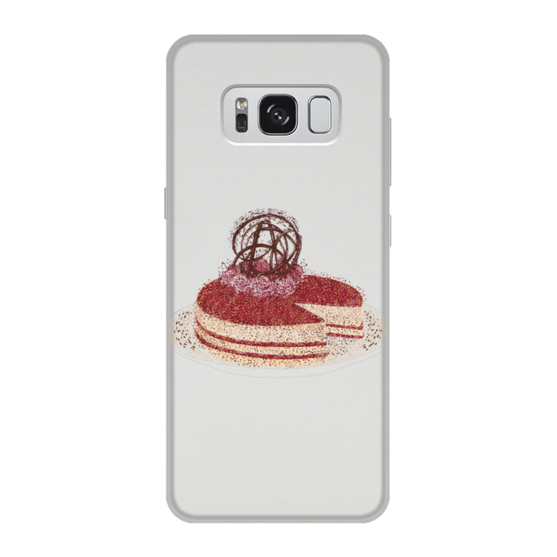 Printio Чехол для Samsung Galaxy S8, объёмная печать шоколадный торт