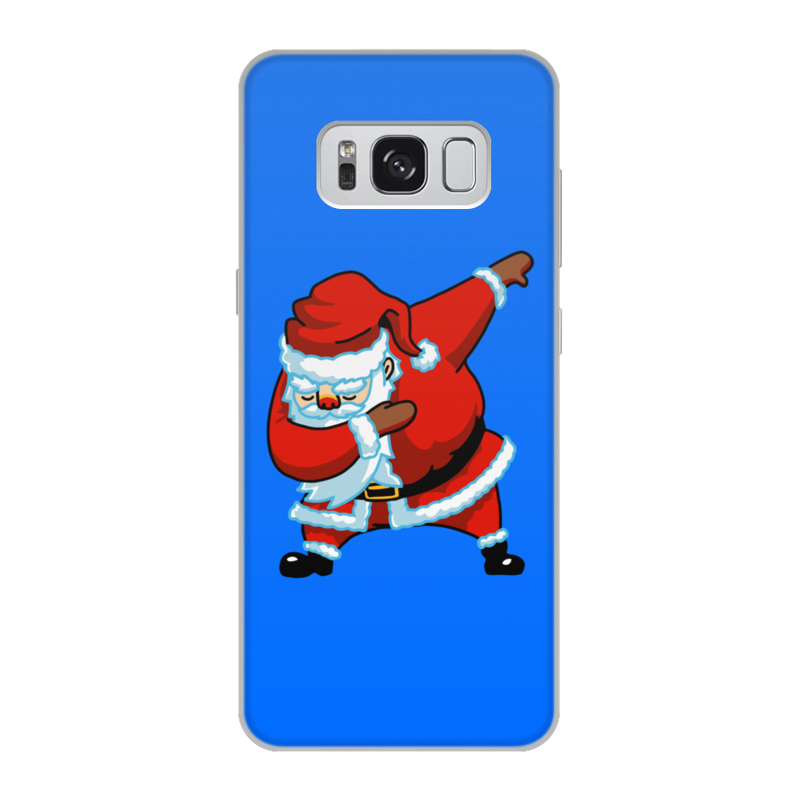 Printio Чехол для Samsung Galaxy S8, объёмная печать Dabbing santa