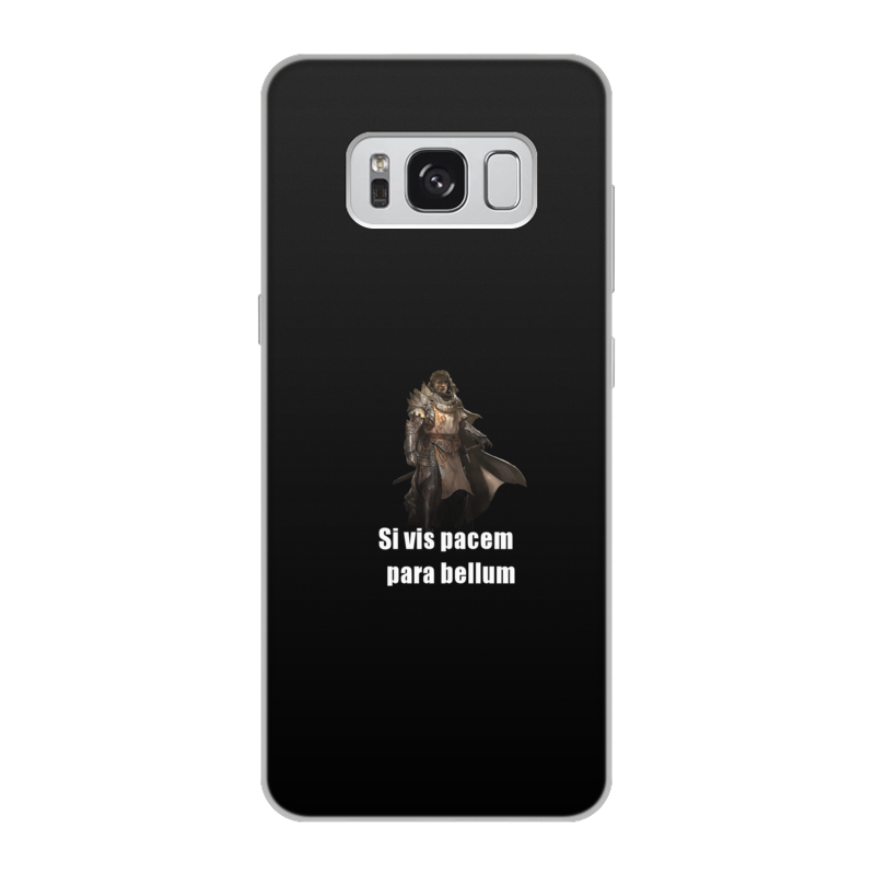 Printio Чехол для Samsung Galaxy S8, объёмная печать Хочешь мира - готовься к войне printio чехол для iphone 7 объёмная печать хочешь мира готовься к войне