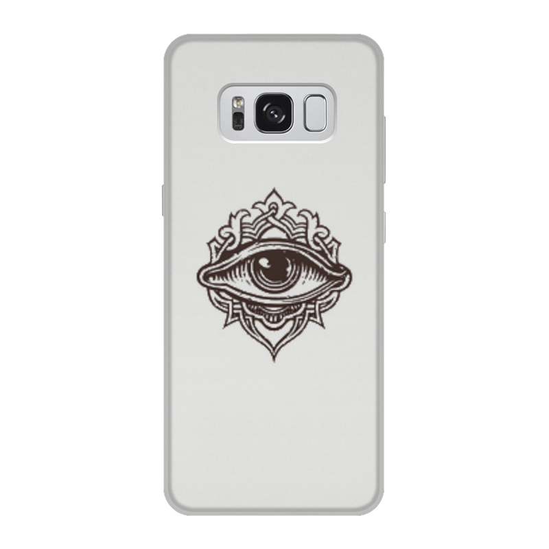 Printio Чехол для Samsung Galaxy S8, объёмная печать Всевидящее око значок riform всевидящее око масонский глаз фанера 4мм