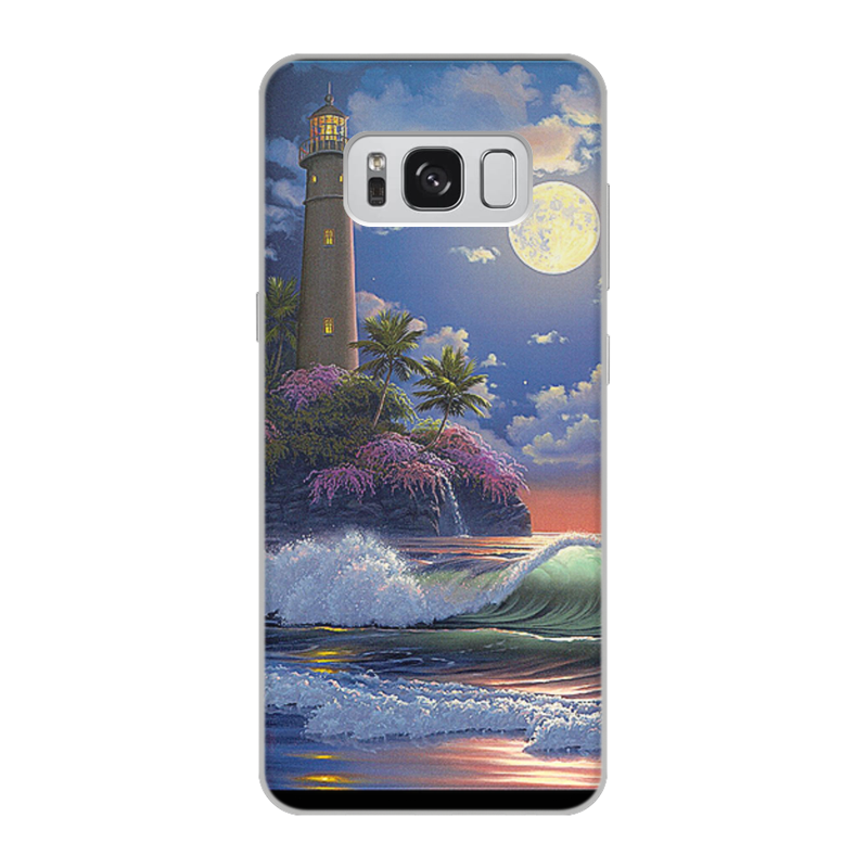 Printio Чехол для Samsung Galaxy S8, объёмная печать Маяк. экзотика printio чехол для iphone 7 plus объёмная печать маяк экзотика