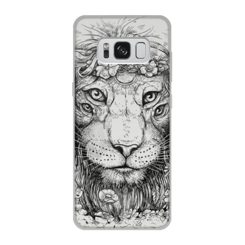 Printio Чехол для Samsung Galaxy S8, объёмная печать Царь природы