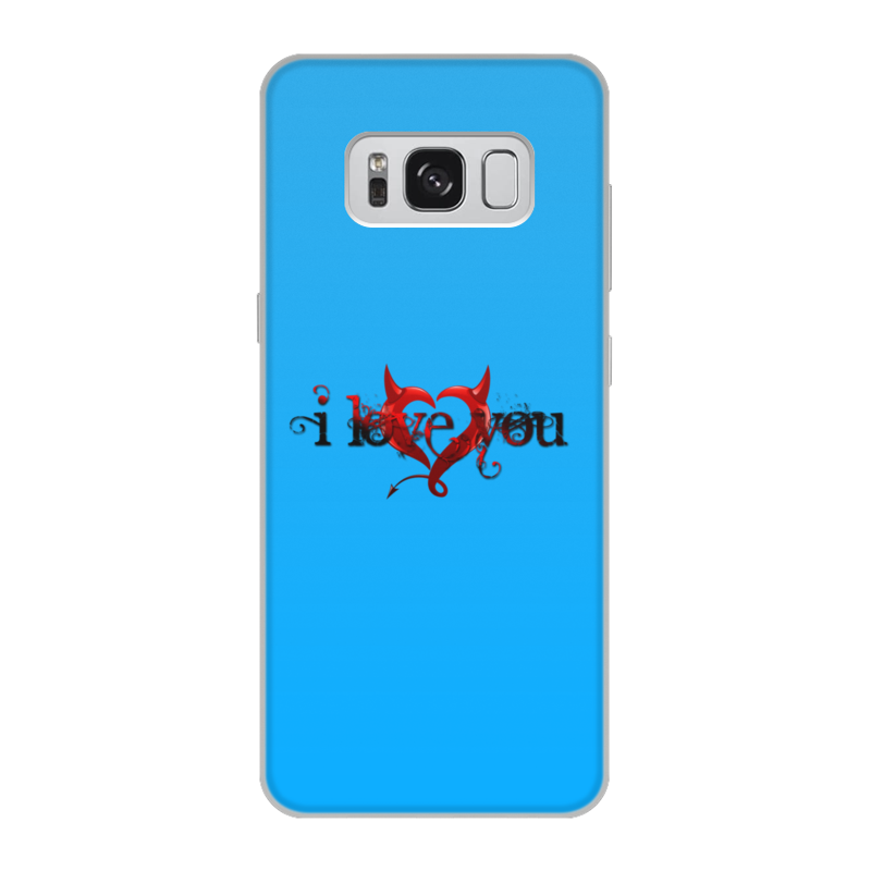 Printio Чехол для Samsung Galaxy S8, объёмная печать I love you