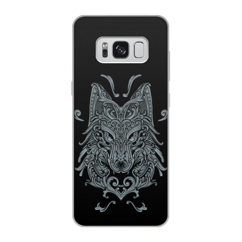 Printio Чехол для Samsung Galaxy S8, объёмная печать Узорный волк printio чехол для samsung galaxy s8 plus объёмная печать узорный волк