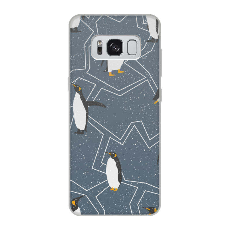 Printio Чехол для Samsung Galaxy S8, объёмная печать Пингвины printio чехол для samsung galaxy s8 объёмная печать веселые пингвины