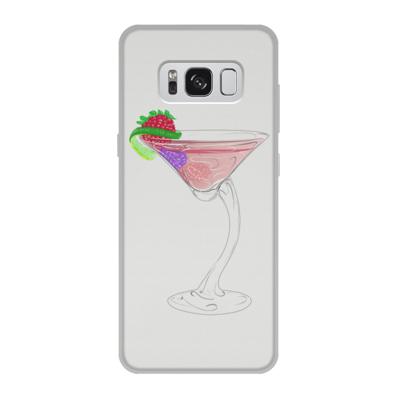 Printio Чехол для Samsung Galaxy S8, объёмная печать ягодный коктейль printio чехол для samsung galaxy s8 plus объёмная печать цитрусовый коктейль