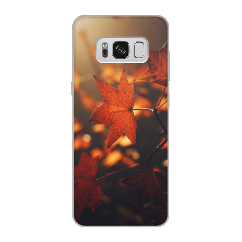 Printio Чехол для Samsung Galaxy S8, объёмная печать Осень printio чехол для samsung galaxy s8 объёмная печать золотая аквариумная рыбка