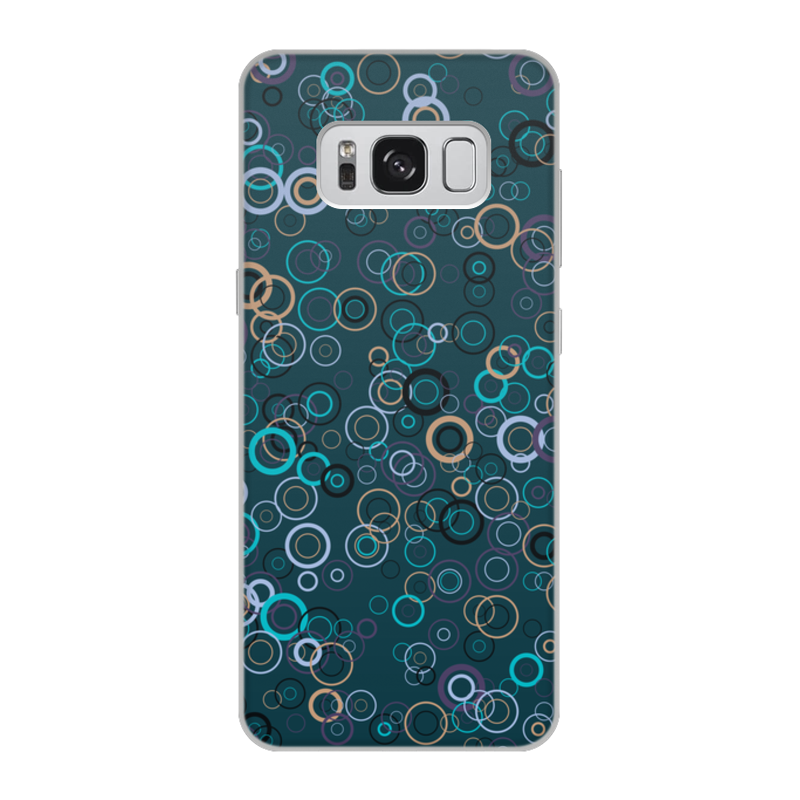 Printio Чехол для Samsung Galaxy S8, объёмная печать Круги printio чехол для samsung galaxy s8 объёмная печать круги