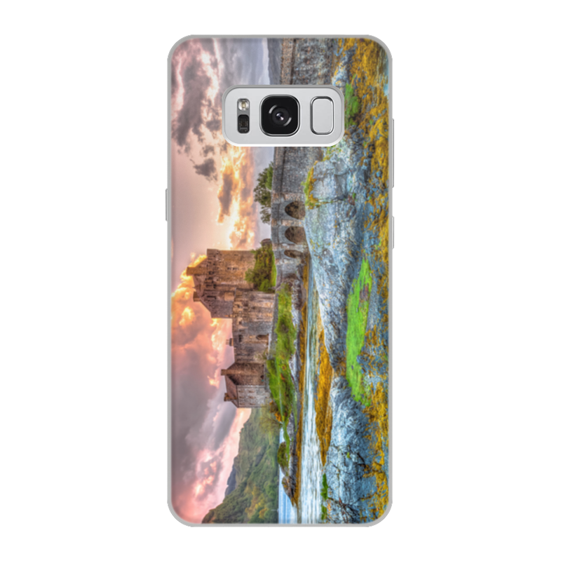 Printio Чехол для Samsung Galaxy S8, объёмная печать Замок в шотландии