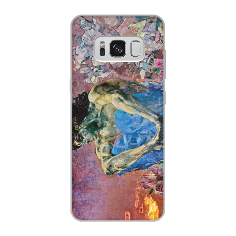 Printio Чехол для Samsung Galaxy S8, объёмная печать Демон сидящий (михаил врубель) printio чехол для samsung galaxy s7 edge объёмная печать демон сидящий михаил врубель