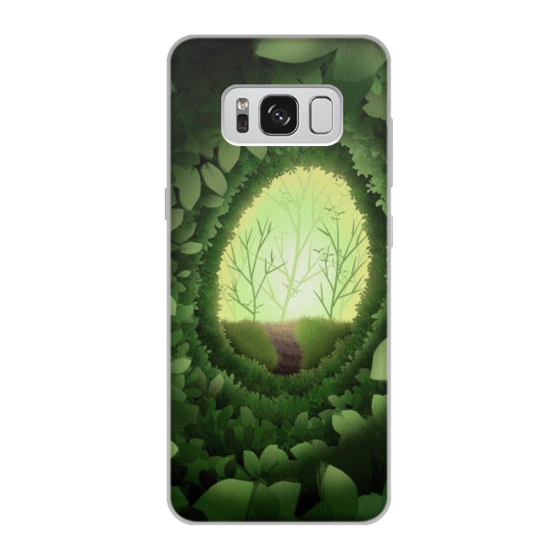 Printio Чехол для Samsung Galaxy S8, объёмная печать Таинственный лес