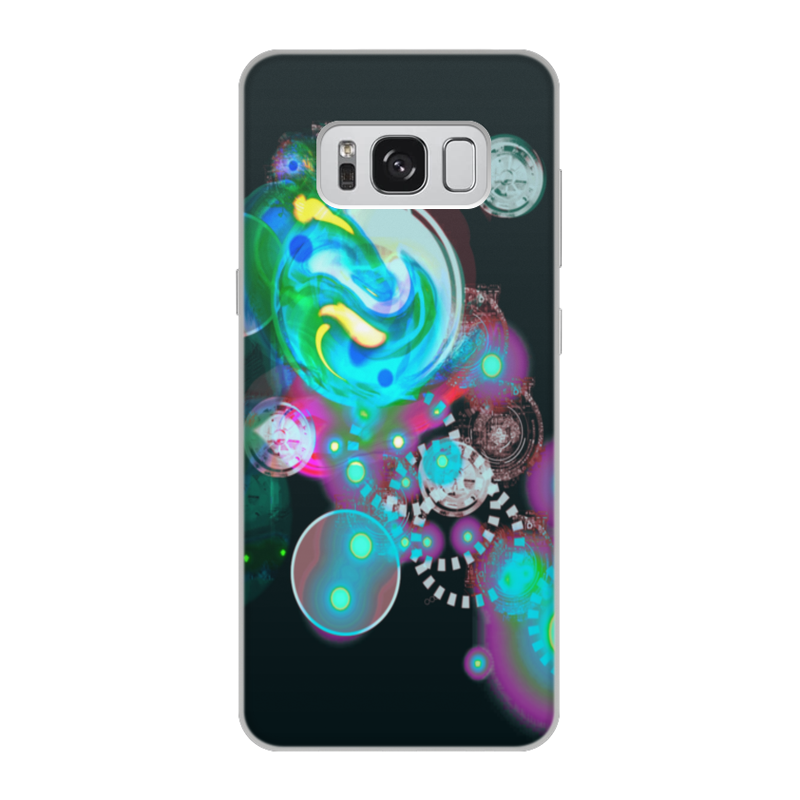 Printio Чехол для Samsung Galaxy S8, объёмная печать Галактика