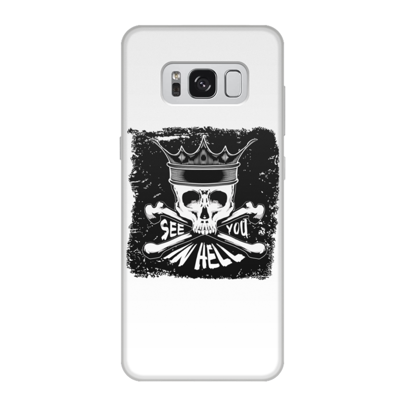 Printio Чехол для Samsung Galaxy S8, объёмная печать See you in hell