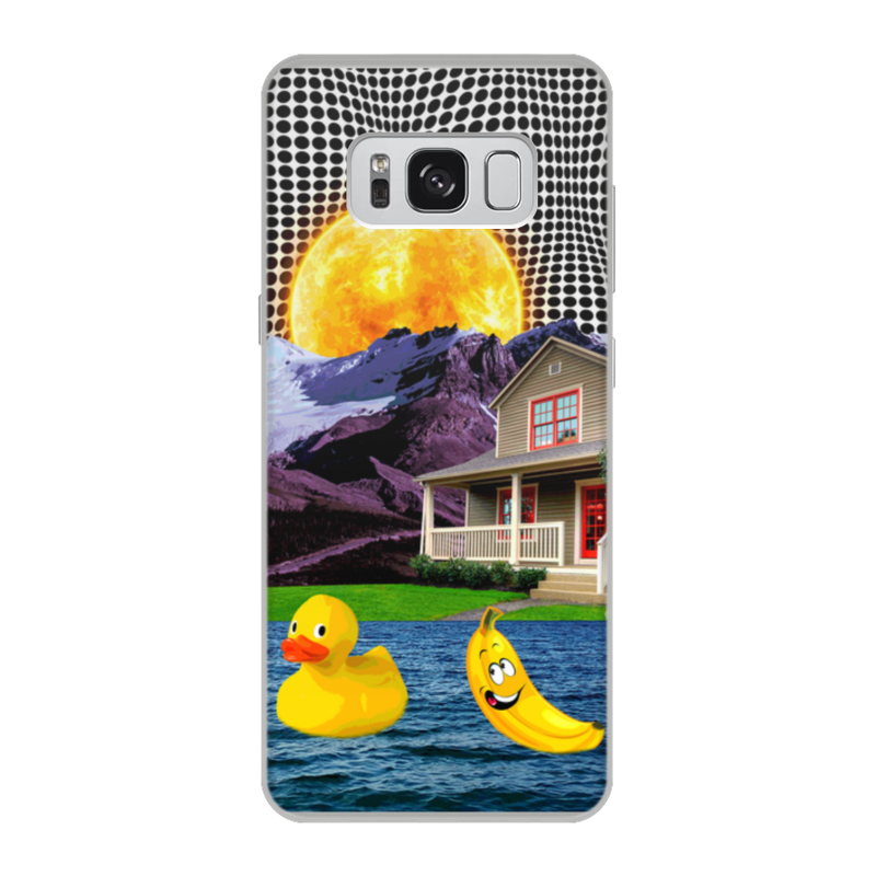 Printio Чехол для Samsung Galaxy S8, объёмная печать Банан