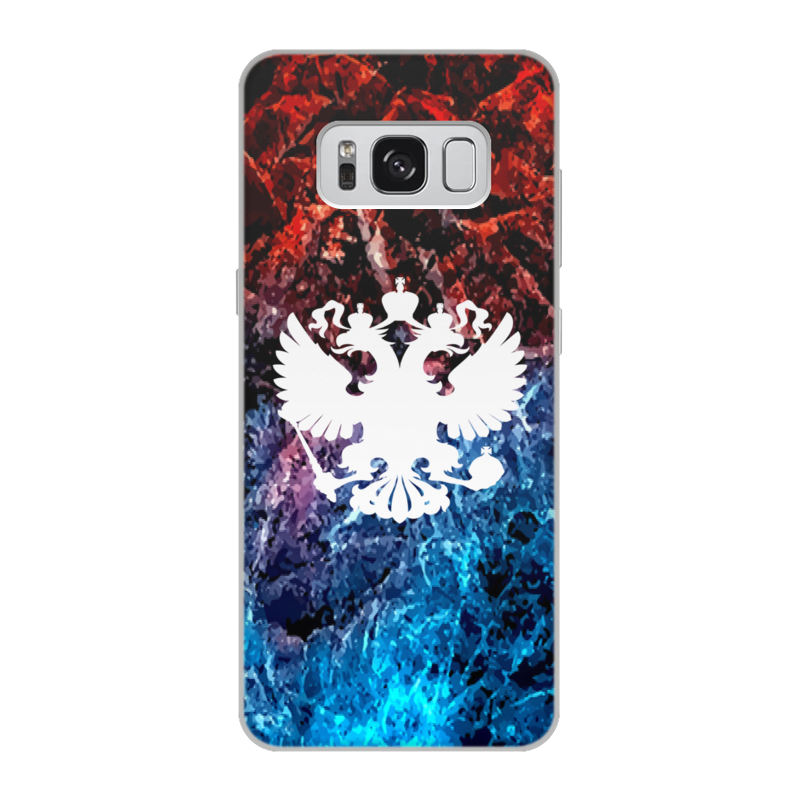 Printio Чехол для Samsung Galaxy S8, объёмная печать Флаг россии printio чехол для samsung galaxy s8 объёмная печать флаг россии