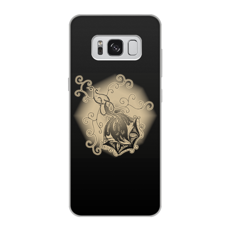 Printio Чехол для Samsung Galaxy S8, объёмная печать Ажурная роза (сепия)