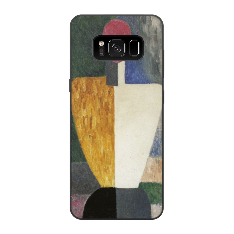 Printio Чехол для Samsung Galaxy S8, объёмная печать Торс (фигура с розовым лицом) (малевич)