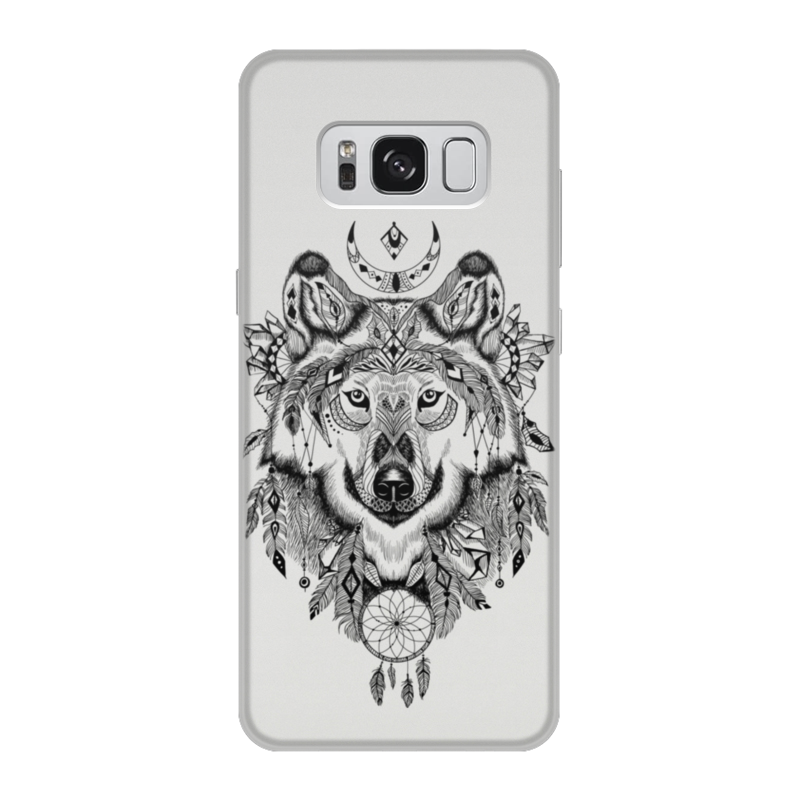 Printio Чехол для Samsung Galaxy S8, объёмная печать Тотем. волк