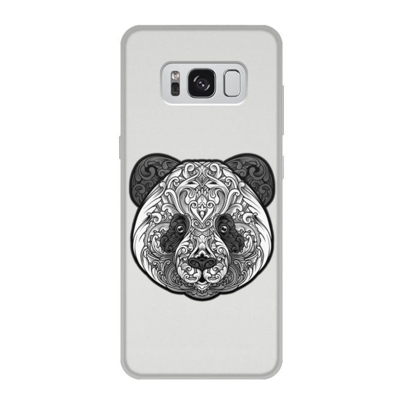 Printio Чехол для Samsung Galaxy S8, объёмная печать Узорная панда printio чехол для iphone 6 объёмная печать узорная панда