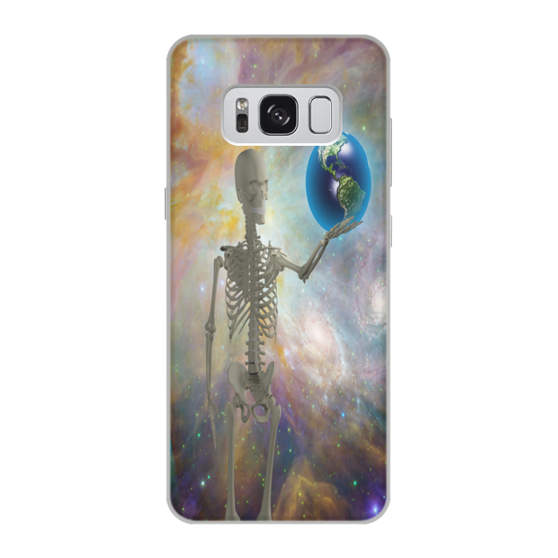 Printio Чехол для Samsung Galaxy S8, объёмная печать Скелет printio чехол для samsung galaxy s8 объёмная печать скелет на луне