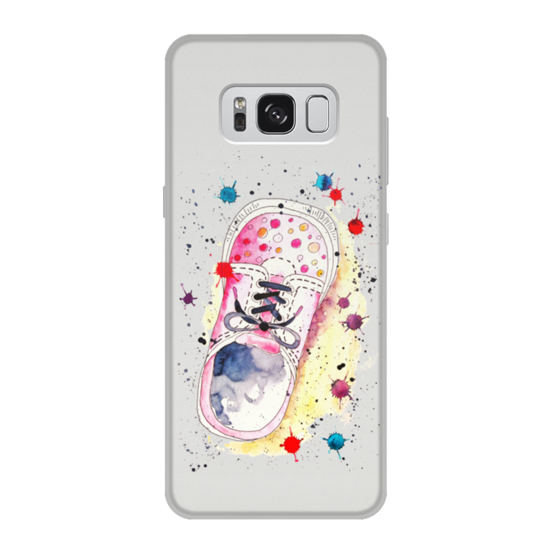 Printio Чехол для Samsung Galaxy S8, объёмная печать Летние кеды жидкий чехол с блестками пятна коровы черные на samsung galaxy a50 самсунг галакси а50