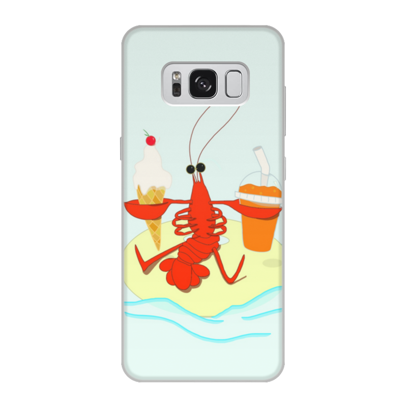 Printio Чехол для Samsung Galaxy S8, объёмная печать Подарок для рака. рак. отпуск. отдых. лето.