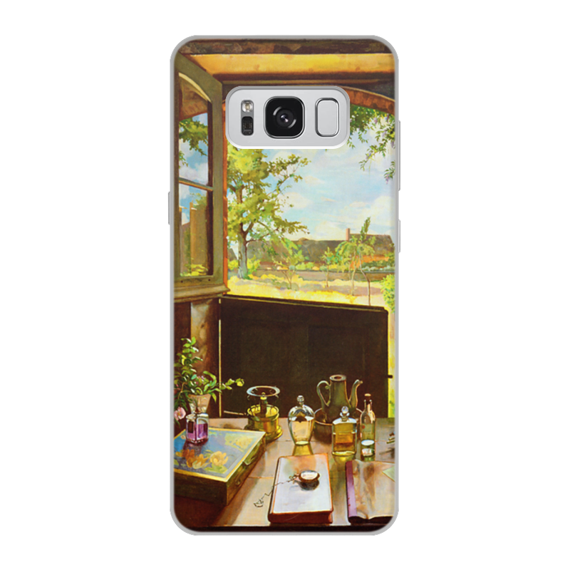 Printio Чехол для Samsung Galaxy S8, объёмная печать Открытая дверь в сад (картина сомова) printio чехол для iphone 8 plus объёмная печать открытая дверь в сад картина сомова