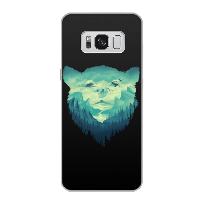 Printio Чехол для Samsung Galaxy S8, объёмная печать Медвежий край