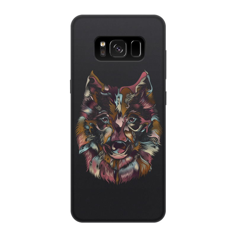 Printio Чехол для Samsung Galaxy S8, объёмная печать Пёстрый волк printio чехол для samsung galaxy s8 plus объёмная печать пёстрый волк