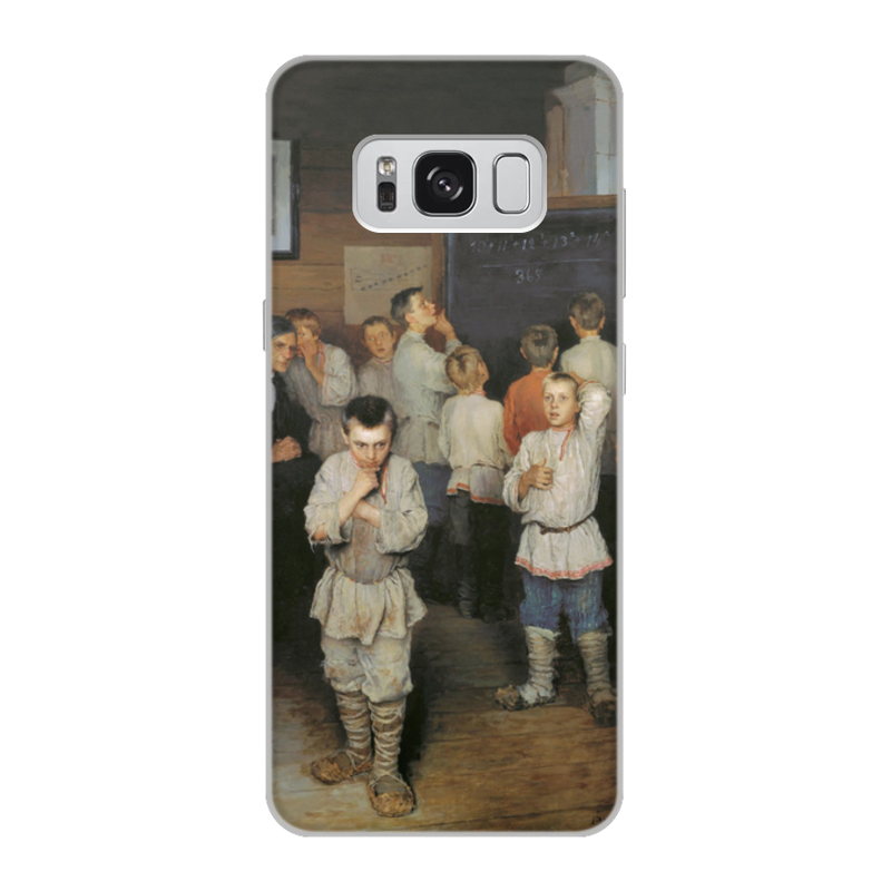 Printio Чехол для Samsung Galaxy S8, объёмная печать Устный счёт (богданов-бельский) printio блокнот устный счёт богданов бельский