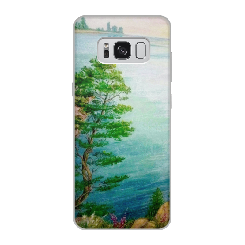 Printio Чехол для Samsung Galaxy S8, объёмная печать Песчаный берег