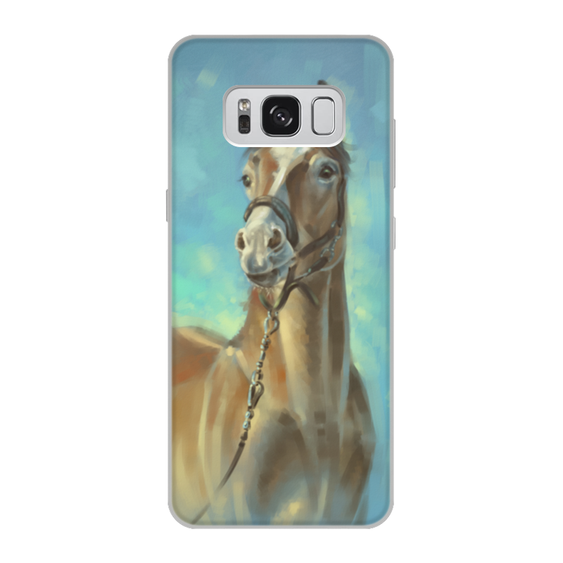Printio Чехол для Samsung Galaxy S8, объёмная печать Лошадь printio чехол для samsung galaxy s8 plus объёмная печать лошадь