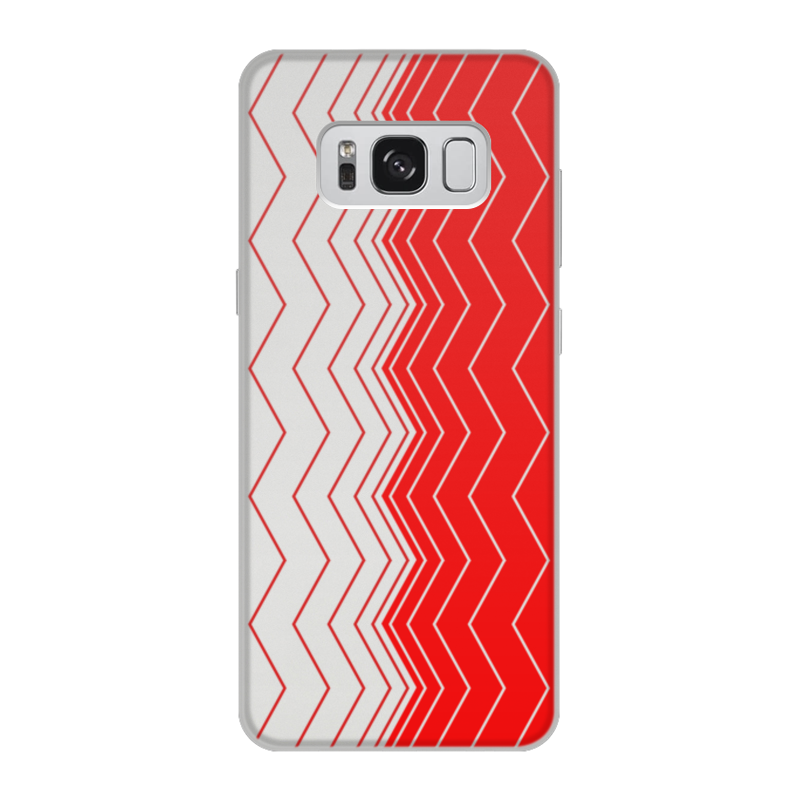 Printio Чехол для Samsung Galaxy S8, объёмная печать Вибрация, с выбором цвета жидкий чехол с блестками тут красный на samsung galaxy a31 самсунг галакси а31
