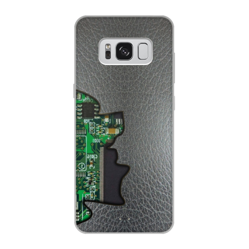 Printio Чехол для Samsung Galaxy S8, объёмная печать Внутренний мир телефона (микросхема). printio чехол для samsung galaxy note внутренний мир телефона микросхема