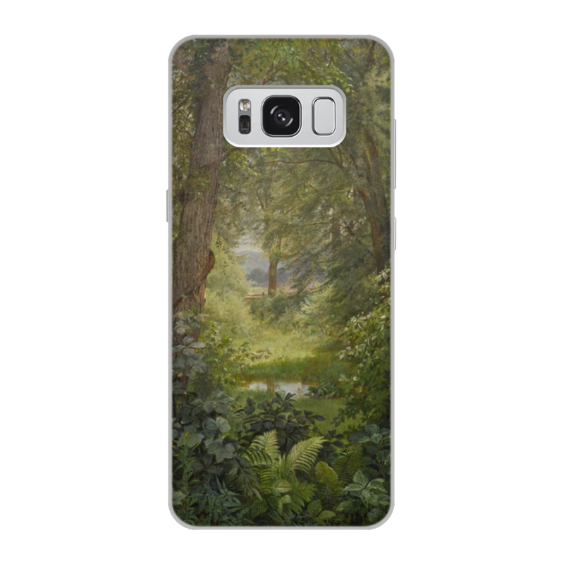 Printio Чехол для Samsung Galaxy S8, объёмная печать Лесной пейзаж (уильям трост ричардс) printio чехол для samsung galaxy s7 объёмная печать лесной пейзаж уильям трост ричардс