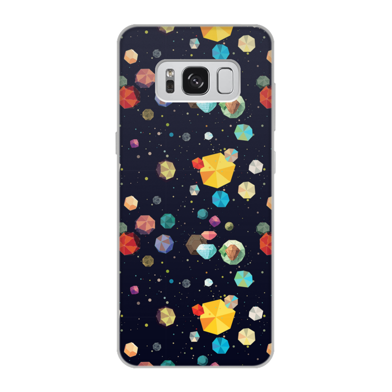 Printio Чехол для Samsung Galaxy S8, объёмная печать Космос силиконовый чехол цветной узор на huawei nova 3e