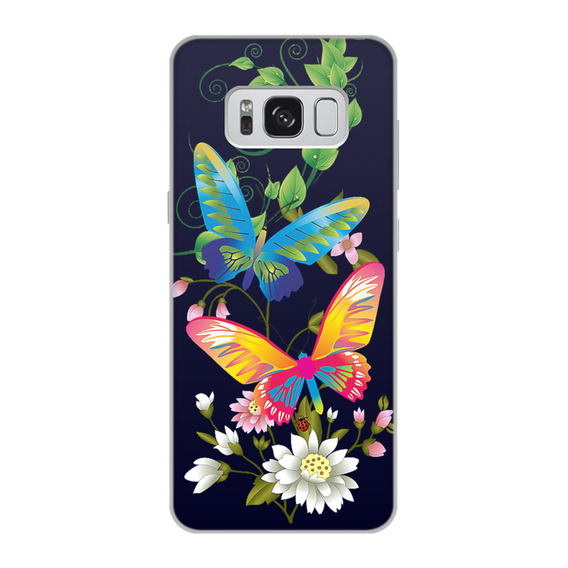 Printio Чехол для Samsung Galaxy S8, объёмная печать Бабочки фэнтези printio чехол для samsung galaxy s8 объёмная печать бабочки фэнтези