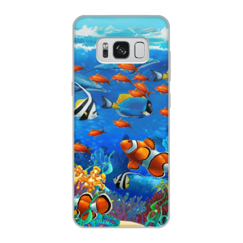 Printio Чехол для Samsung Galaxy S8, объёмная печать Морской риф printio чехол для samsung galaxy s8 plus объёмная печать морской риф