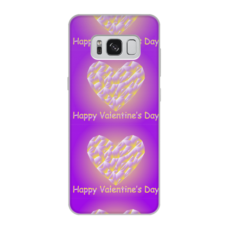 Printio Чехол для Samsung Galaxy S8, объёмная печать low poly heart printio чехол для samsung galaxy s8 plus объёмная печать low poly heart