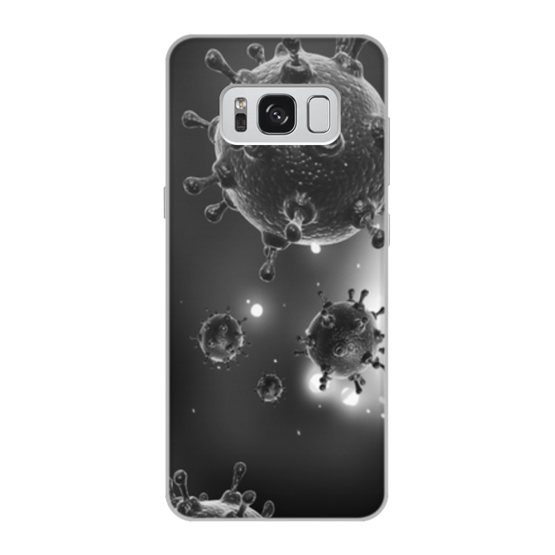 Printio Чехол для Samsung Galaxy S8, объёмная печать микробы printio чехол для samsung galaxy s8 plus объёмная печать микробы