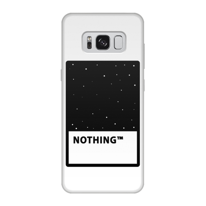 Printio Чехол для Samsung Galaxy S8, объёмная печать Nothing printio чехол для samsung galaxy s8 plus объёмная печать покорение космоса