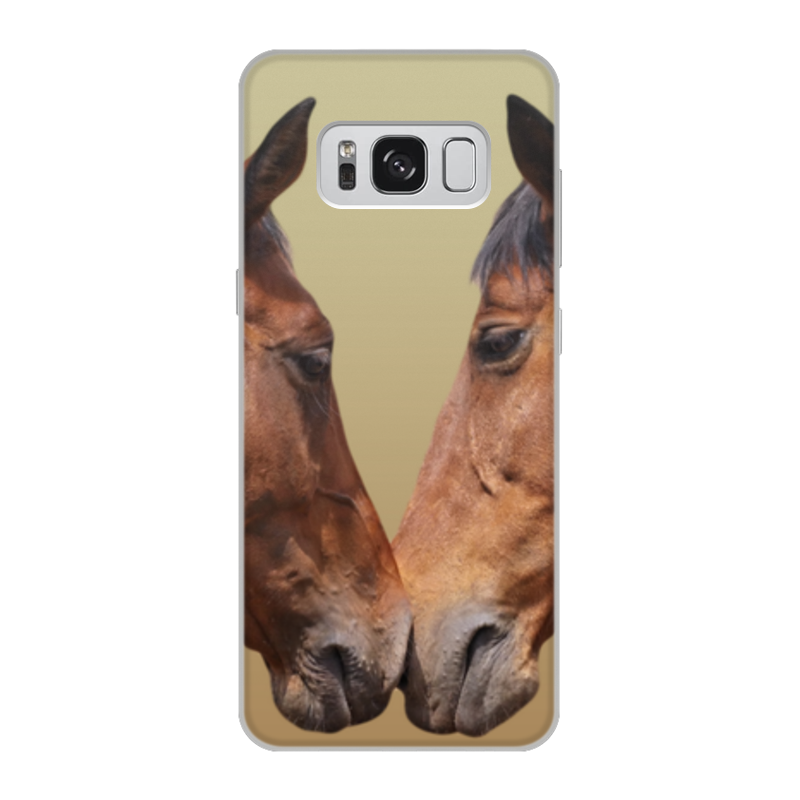 Printio Чехол для Samsung Galaxy S8, объёмная печать Лошади printio чехол для samsung galaxy s8 объёмная печать животные фэнтези лошади
