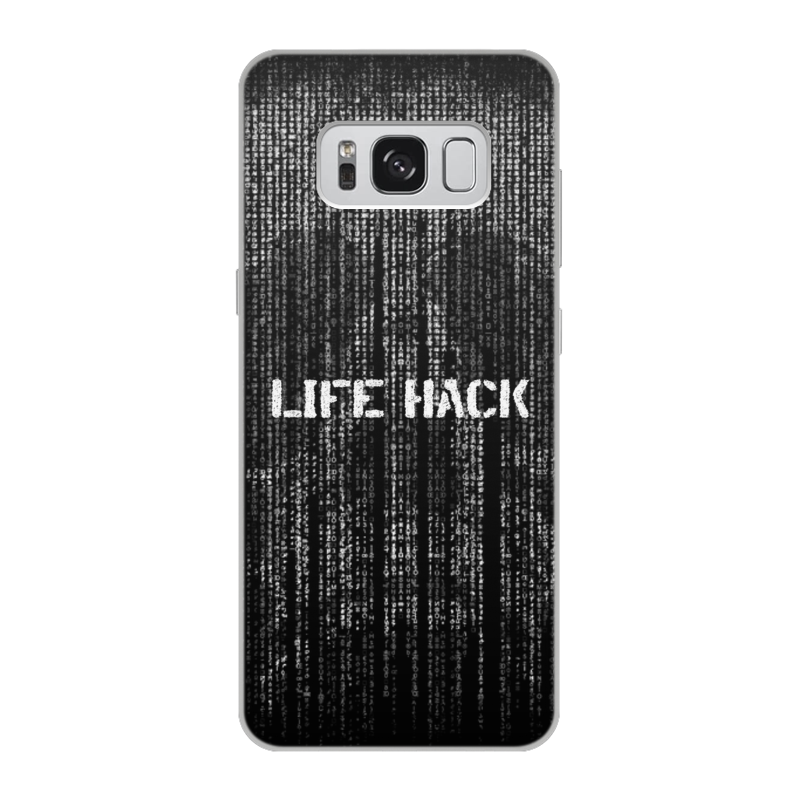 Printio Чехол для Samsung Galaxy S8, объёмная печать Череп life hack